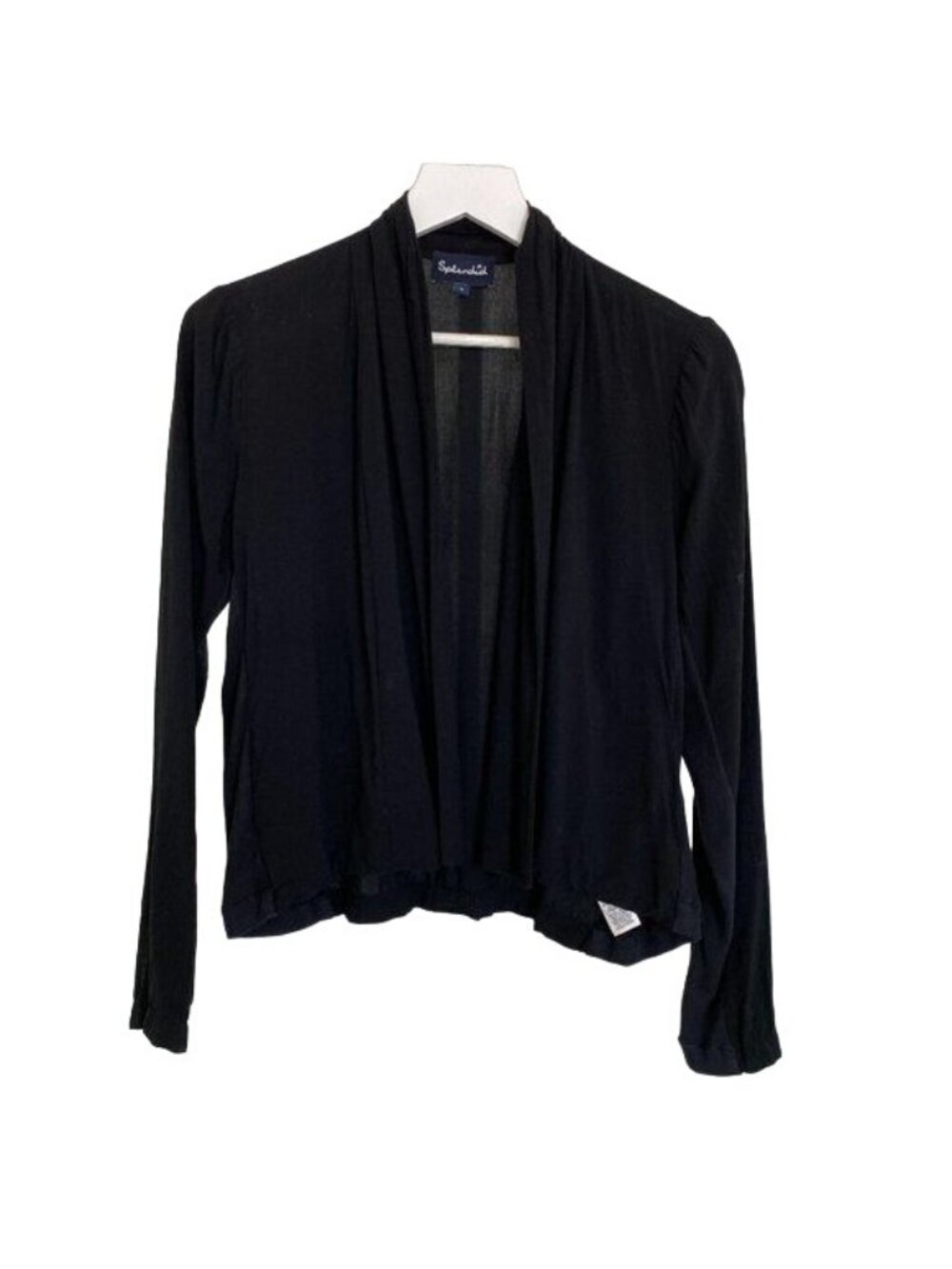 Splendid Black Lightweight Open Cardigan Jacket